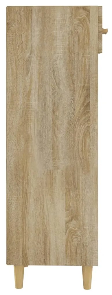 vidaXL Παπουτσοθήκη Sonoma Δρυς 30x35x105 εκ. από Επεξεργασμένο Ξύλο
