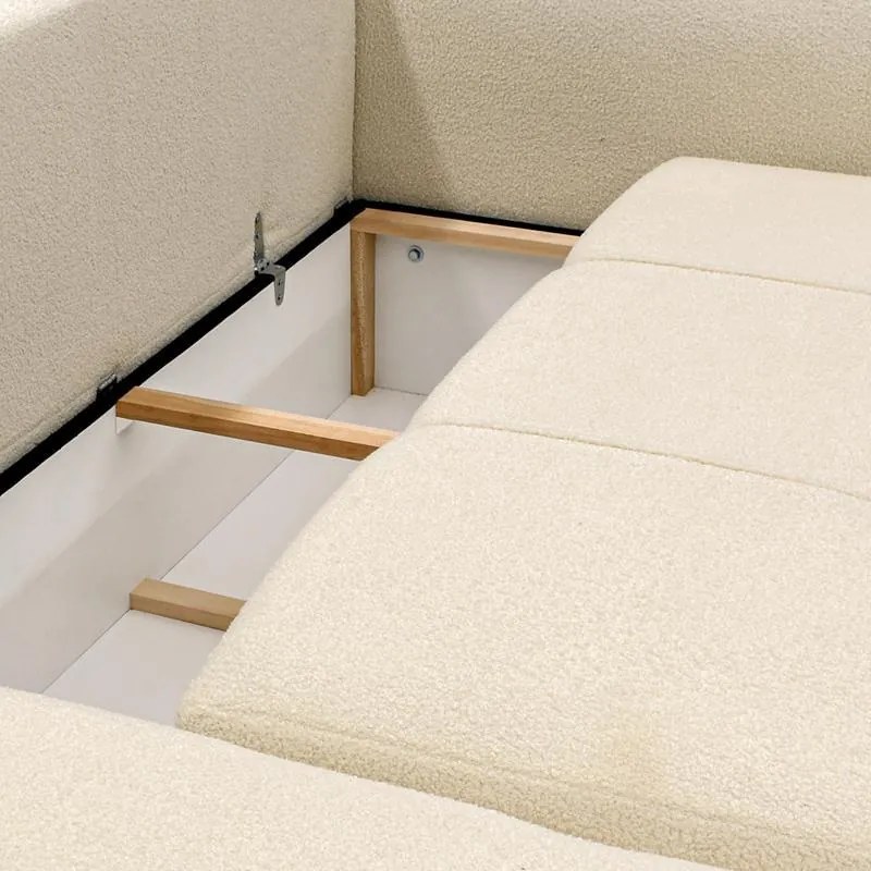 Γωνιακός Καναπές Fiesta Fylliana Λευκό 265x165x95 εκ. 265x165x95 εκ.