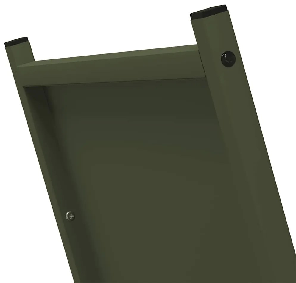 vidaXL Ράφι Καυσόξυλων 69,5x35x81 εκ. Χάλυβας ψυχρής έλασης