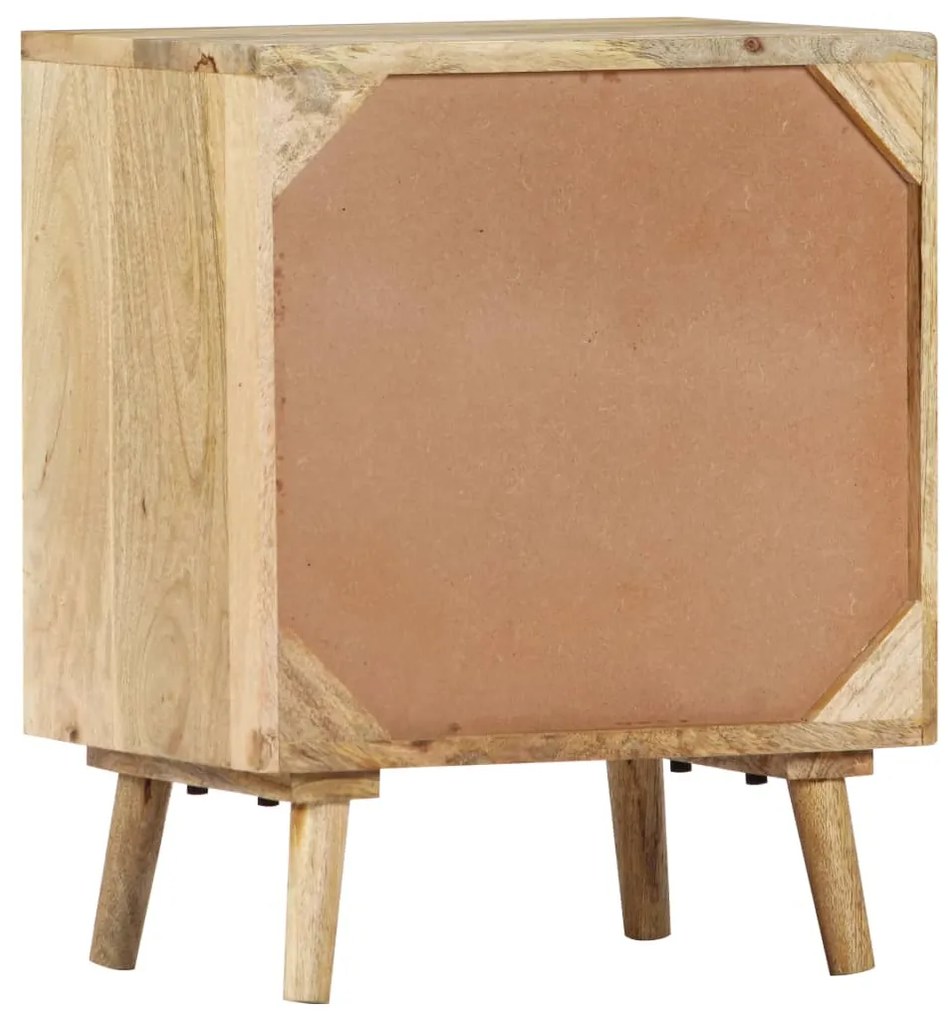 vidaXL Κομοδίνο 40 x 30 x 50 εκ. από Μασίφ Ξύλο Μάνγκο