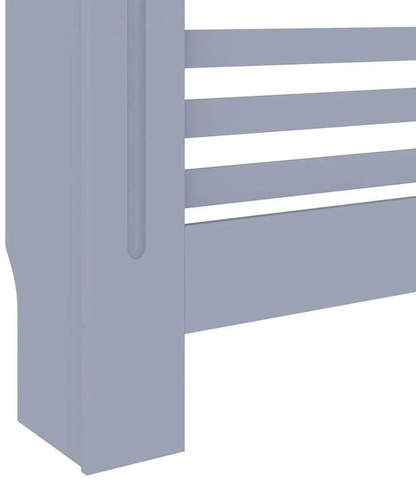 vidaXL Κάλυμμα Καλοριφέρ Ανθρακί 112 x 19 x 81,5 εκ. από MDF