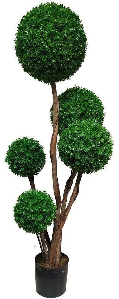 Τεχνητό Δέντρο Πυξάρι Πενταπλό 8740-6 150cm Green Supergreens Polyethylene