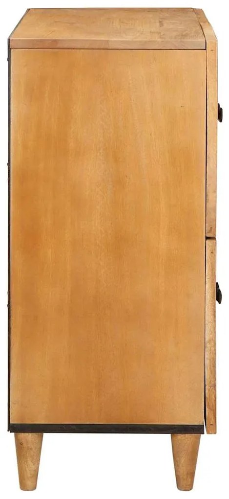 vidaXL Πλαϊνό γραφείο Ανοιχτό καφέ 33.5 x 60 x 75 εκ