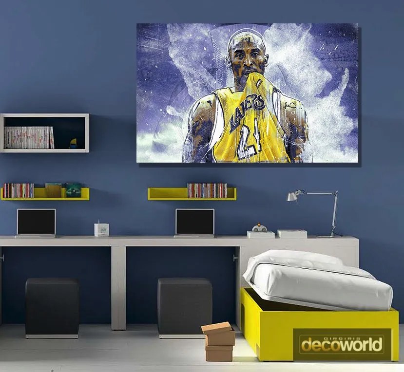 Πίνακας σε καμβά NBA Kobe Bryant KNV675 30cm x 40cm