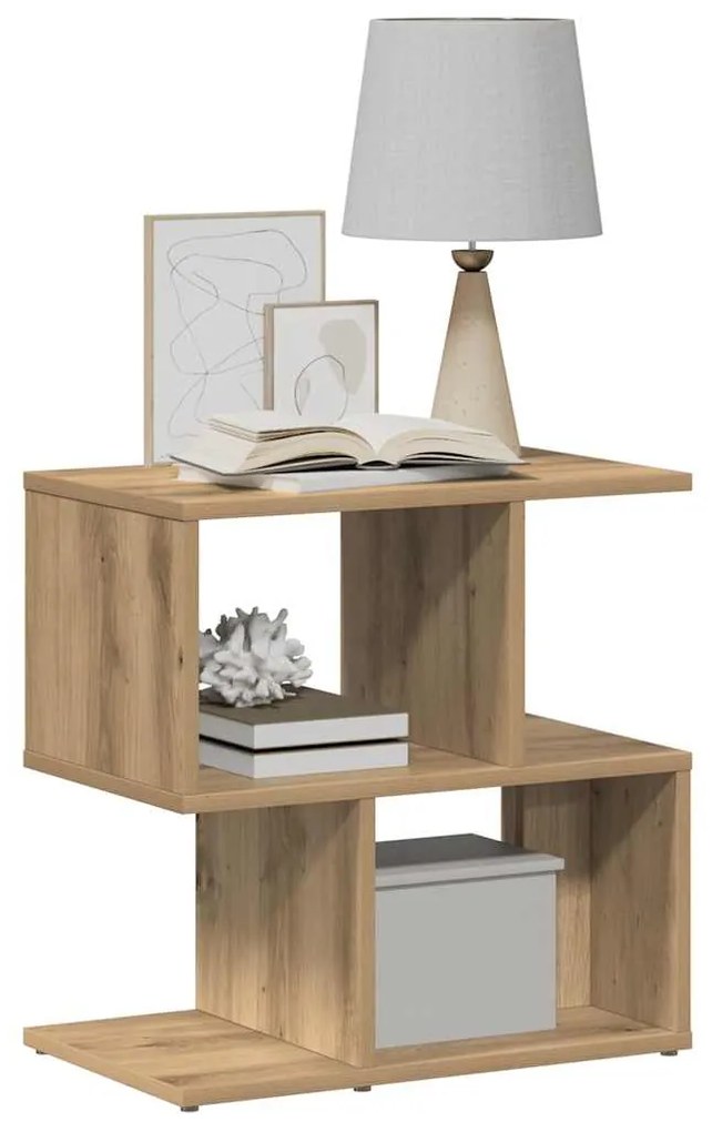 vidaXL Κομοδίνα 2 τεμ Artisan Oak 50x30x51,5 cm Κατασκευασμένο ξύλο
