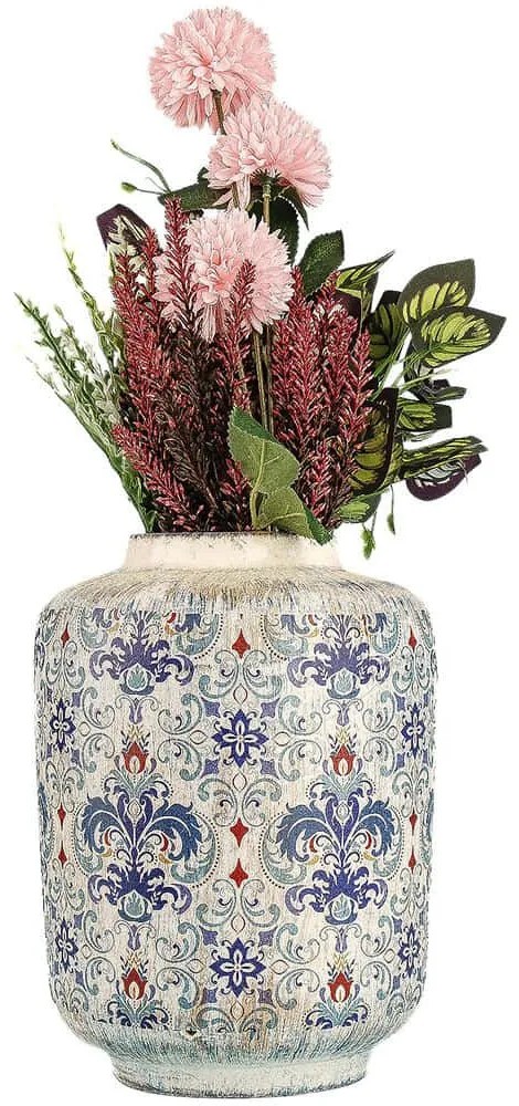 Βάζο 697ELD1219 Φ18x23cm Multi Aberto Design Ceramic