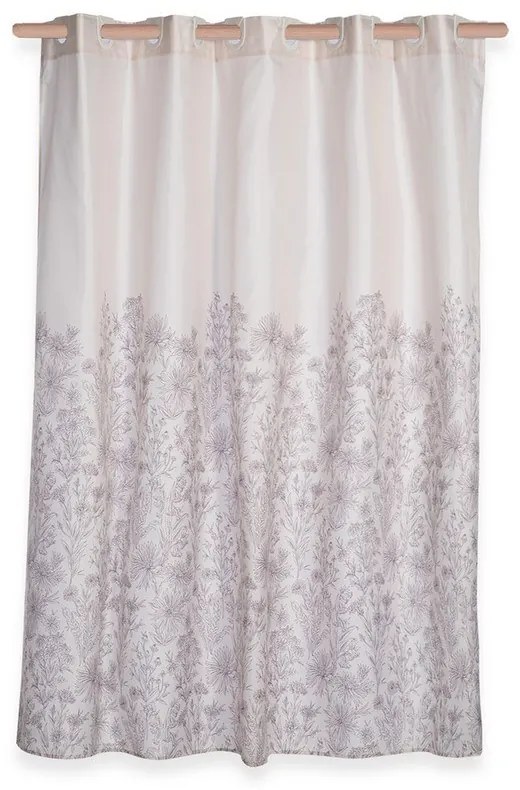 Κουρτίνα Μπάνιου Anthem Sand Nef-Nef Homeware 180Πx200Υ Πολυέστερ