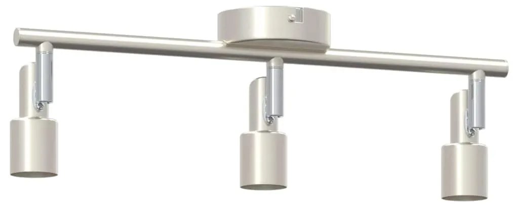 vidaXL Σποτ οροφής Βουρτσισμένο Νίκελ 39 x 10.5 x 10.5 εκ Ατσάλι