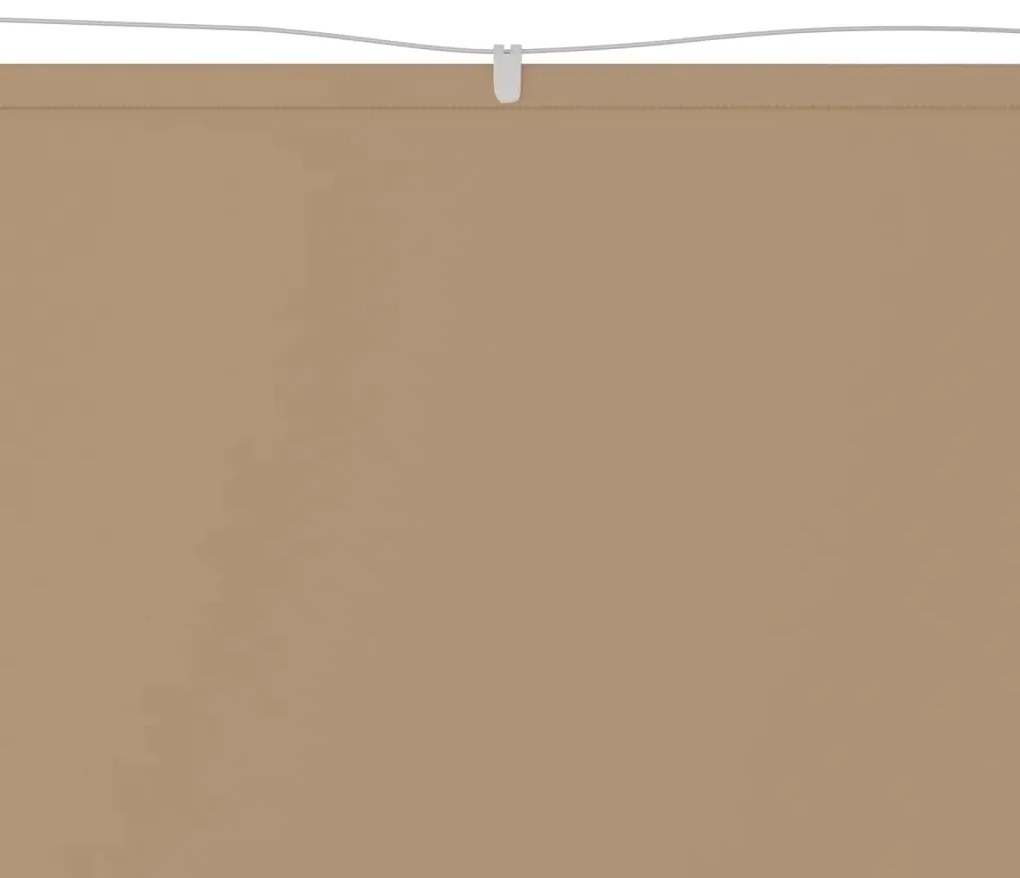 Τέντα Κάθετη Taupe 60 x 1200 εκ. από Ύφασμα Oxford - Μπεζ-Γκρι