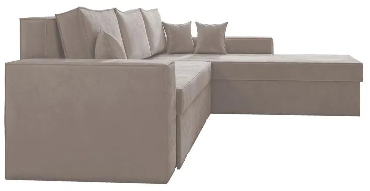 Γωνιακός Καναπές Olymp 3 Fylliana Taupe 280*210*80 εκ.