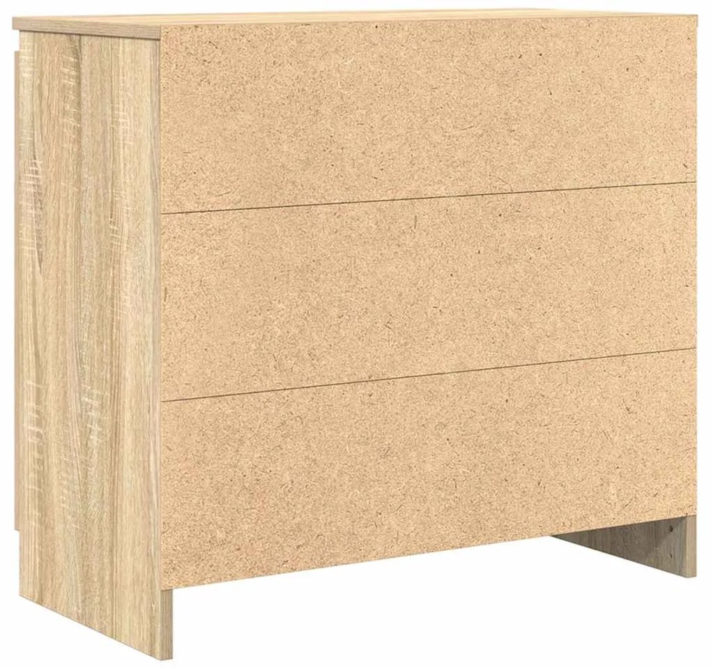 Συρταριέρα με Συρτάρια Sonoma Δρυς 71x35x65 εκ. από Επεξ. Ξύλο - Καφέ