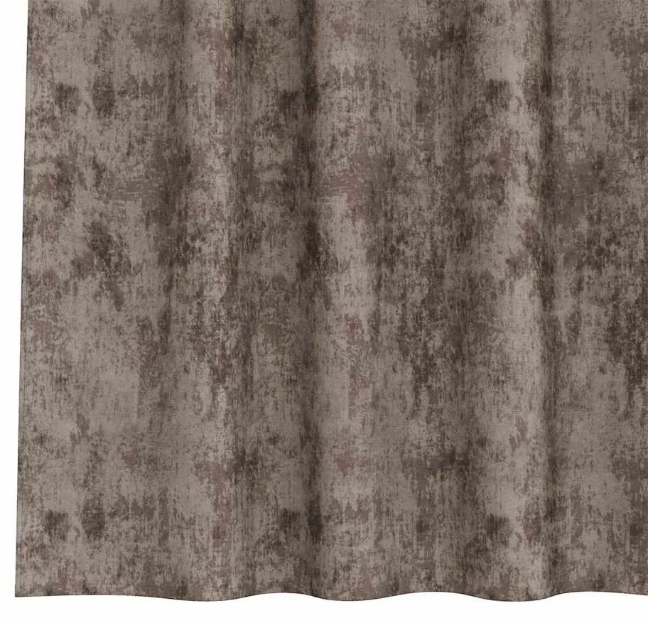 vidaXL Κουρτίνα με κουρτίνες 2 pcs Καπουτσίνο 140 x 140 cm Βελούδο