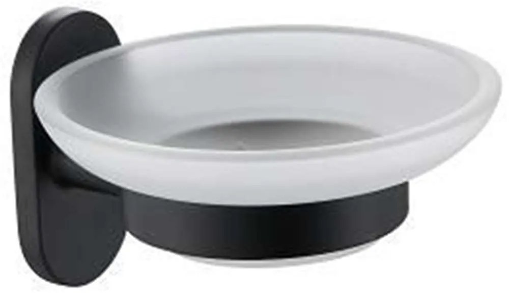 Σαπουνοθήκη America 38-5685 Nerino Black Gloria Metal, Glass