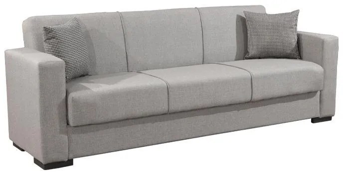 Καναπές - Κρεβάτι New Gracia 3θέσιος Γκρί 222x89x84 εκ. 222x89x84 εκ.