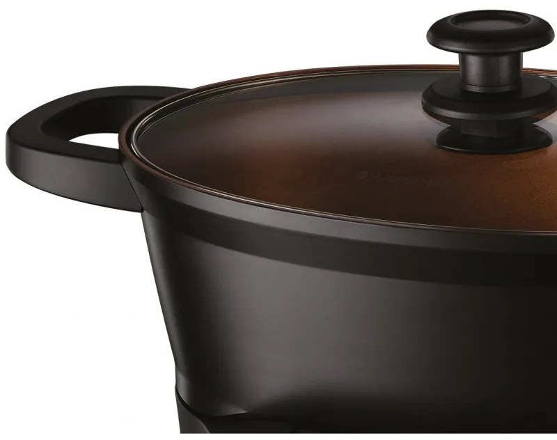 Russell Hobbs Good-to-Go Multicooker 28270-56, 750W, 6.5L, 8 προγράμματα, Χρονοδιακόπτης, Κρύες λαβές, 59% πιο ενεργειακά αποδοτικό, Εύκολο καθάρισμα, Μαύρο