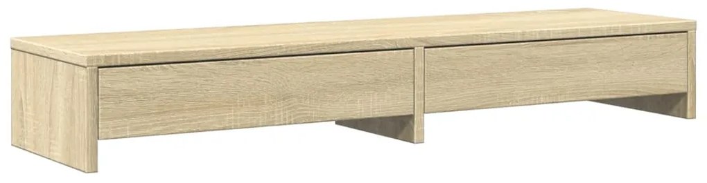 vidaXL Βάση Οθόνης με Συρτάρια από Sonoma Δρυς 100x27x15 εκ. από Τεχνητό Ξύλο
