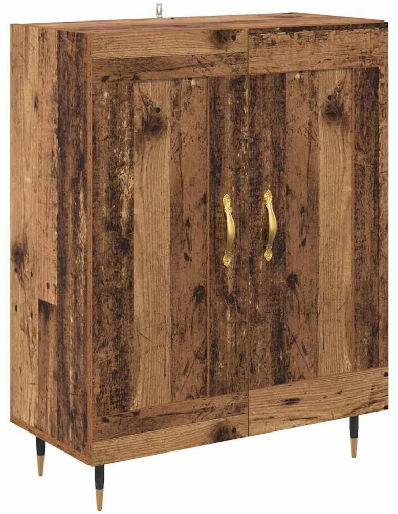 vidaXL Πλαϊνό γραφείο Παλιό ξύλο 69,5 x 34 x 90 εκ. Επεξεργασμένο ξύλο