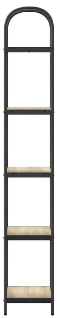 vidaXL Ράφι Βιβλίων Sonoma Δρυς 40 x 30 x 183 εκ Επεξεργασμένο ξύλο