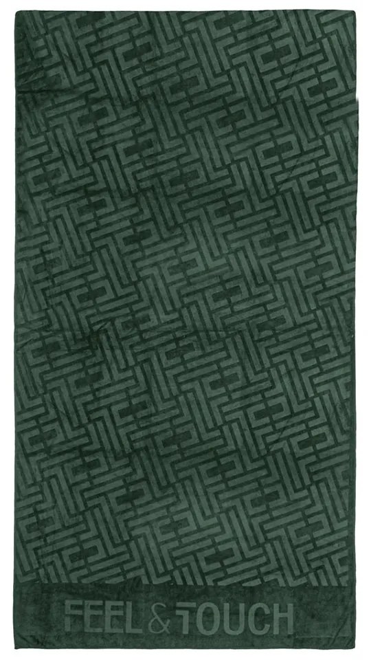 Πετσέτα Θαλάσσης (90x170) Feel &amp; Touch Icon Verde