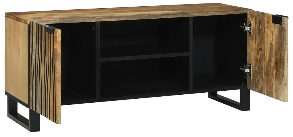 vidaXL Ντουλάπα Τηλεόρασης 105x33.5x46 cm Μασίφ ξύλο μάνγκο
