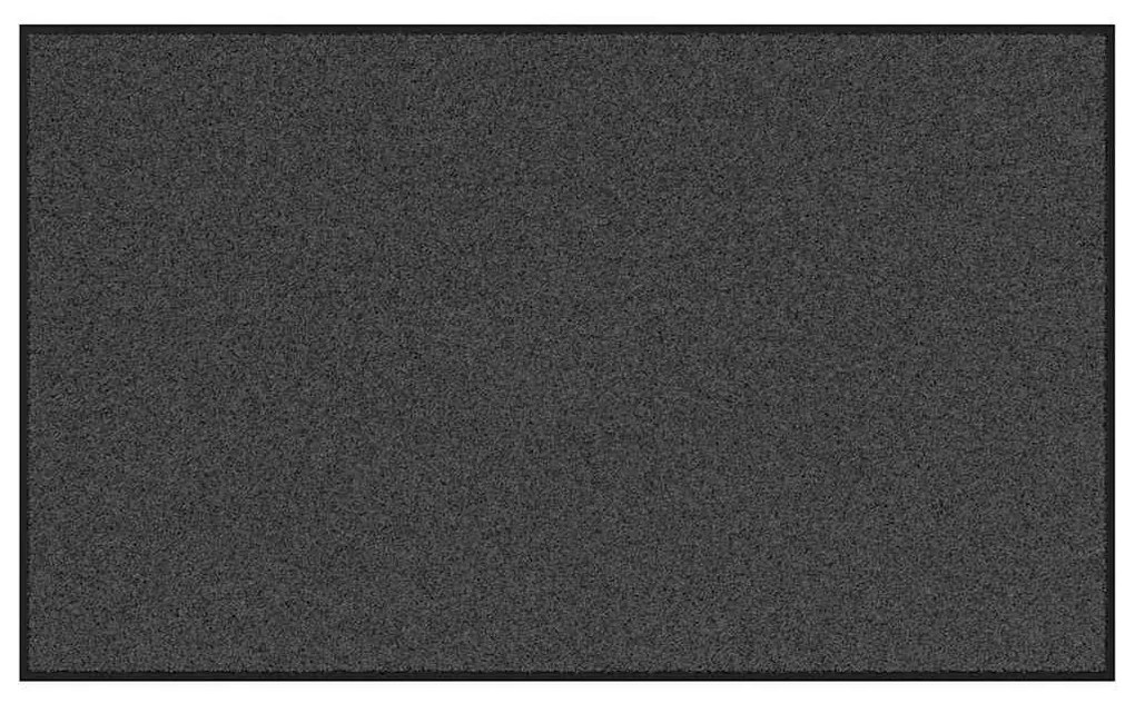 vidaXL Χαλάκι Εξώπορτας Ανθρακί και Μαύρο 90 x 150 cm