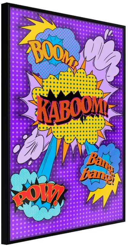 Αφίσα - Kaboom! Boom! Pow! - 20x30 - Μαύρο - Χωρίς πασπαρτού