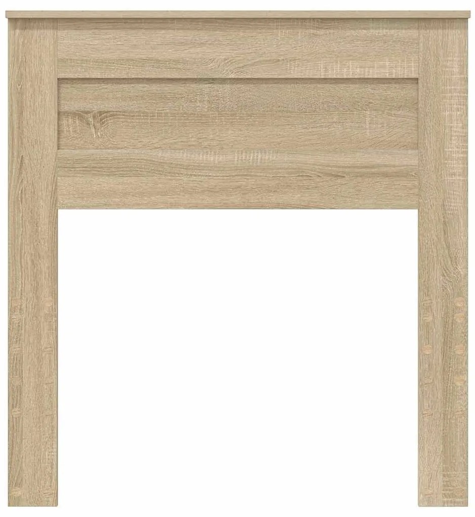vidaXL Κεφαλάρι με κεφαλάρι Δρύς Sonoma 90 cm Επεξεργασμένο ξύλο