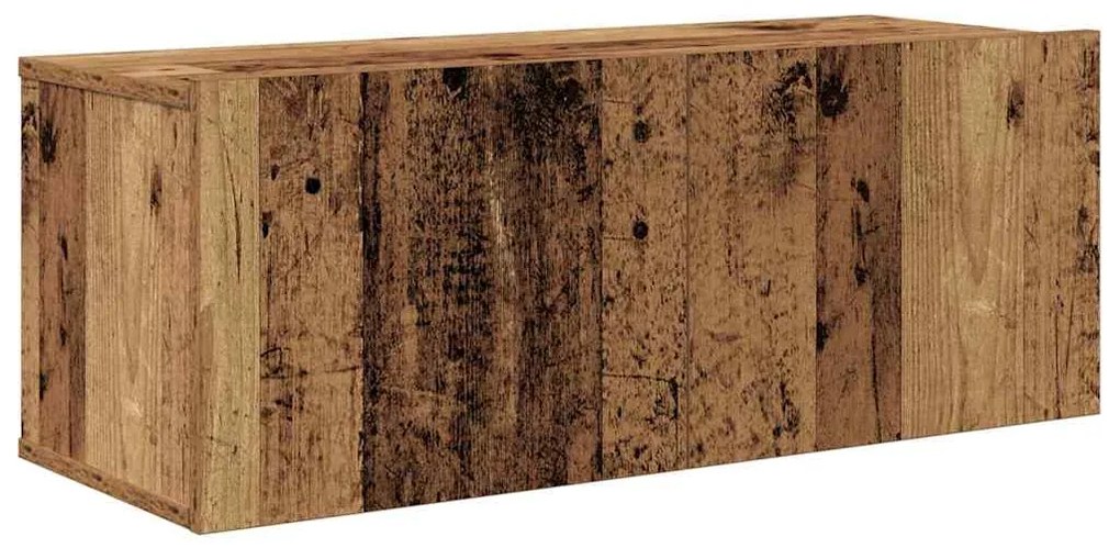 vidaXL Σετ επίπλου τηλεόρασης 8 pcs Παλιό Ξύλο Επεξεργασμένο ξύλο