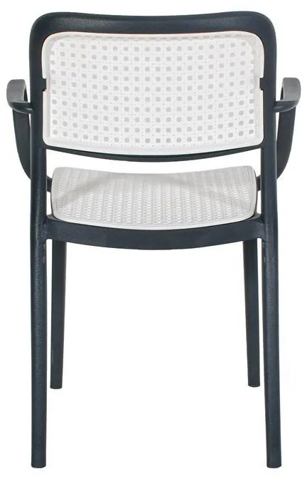 Καρέκλα Olesia Fylliana Ανθρακί - Γκρί 56x43x81 εκ. 56x43x81 εκ.