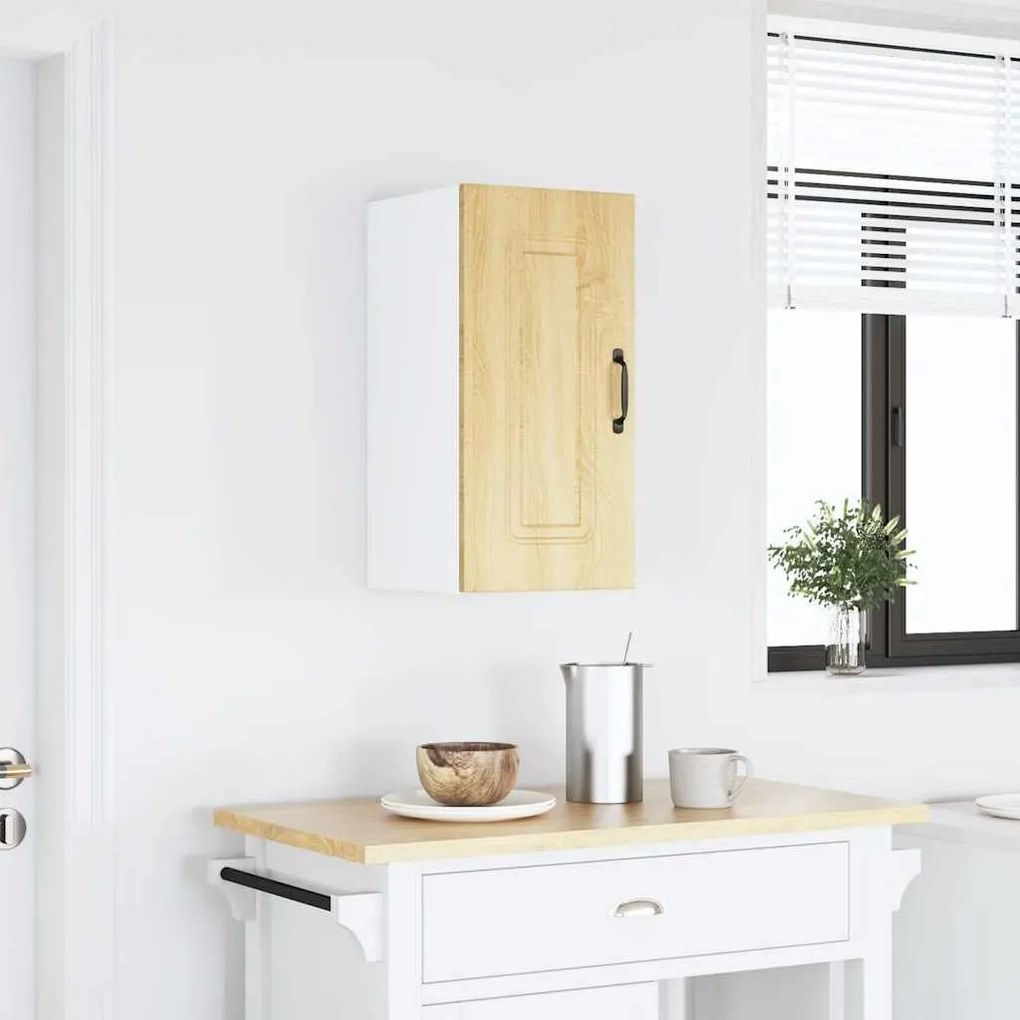 ντουλάπι τοίχου κουζίνας "Kalmar" Sonoma Oak Engineered Wood - Καφέ
