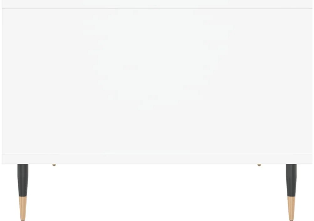 vidaXL Τραπεζάκι Σαλονιού Λευκό 60x50x36,5 εκ. από Επεξεργασμένο Ξύλο