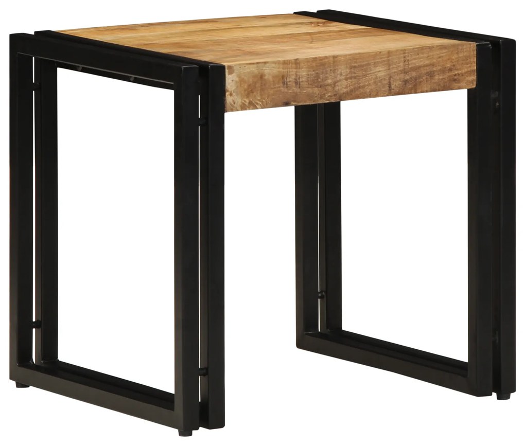 vidaXL Τραπέζι καφέ 40x50x38 εκ Μασίφ τραχύ ξύλο μάνγκο