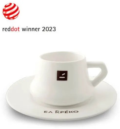 Φλυτζάνι Ελ Γκρέκο (10-05036) για μονό ελληνικό καφέ, με πιατάκι και χωρητικότητα 80ml