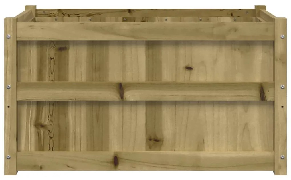 vidaXL Ζαρντινιέρα 90 x 50 x 50 εκ. από Εμποτισμένο Ξύλο Πεύκου