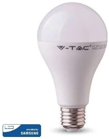 V-TAC Λάμπα LED E27 A80 20W 230V 200° 2452lm IP20 Samsung Chip Φυσικό Λευκό 21238