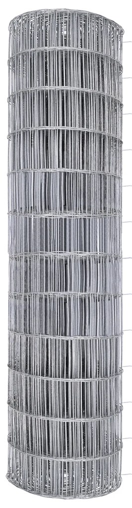 vidaXL Ευρωπαϊκός Φράκτης 1x25 μ Γαλβανισμένο Ατσάλι