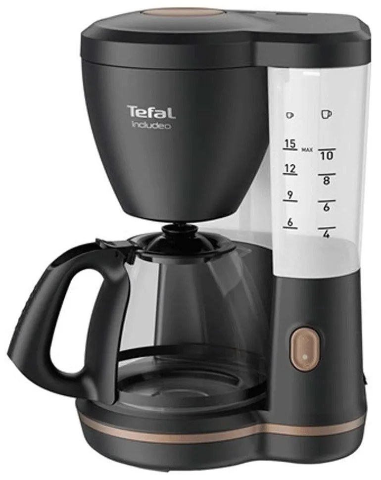 Καφετιέρα Φίλτρου Includeo CM5338 1,25Lt 1000W Black Tefal Glass
