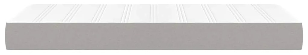 vidaXL Στρώμα με Pocket Springs για Παιδιά Αν Γκρι 80x160εκ Υφασμάτινο