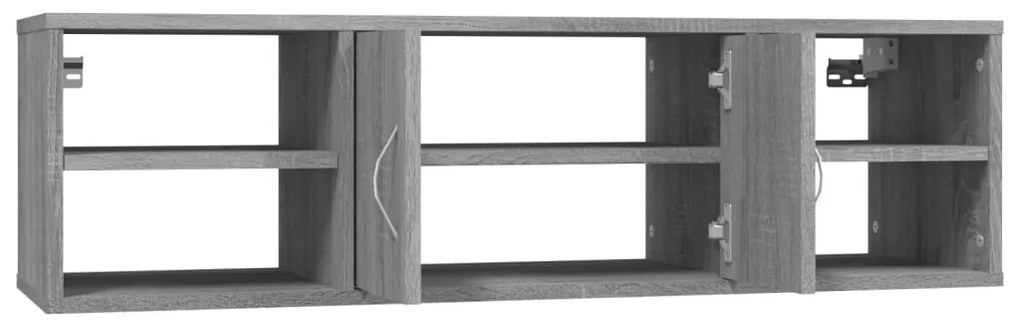 vidaXL Ραφιέρα Τοίχου Γκρι Sonoma 102x30x29 εκ. Επεξεργασμένο Ξύλο