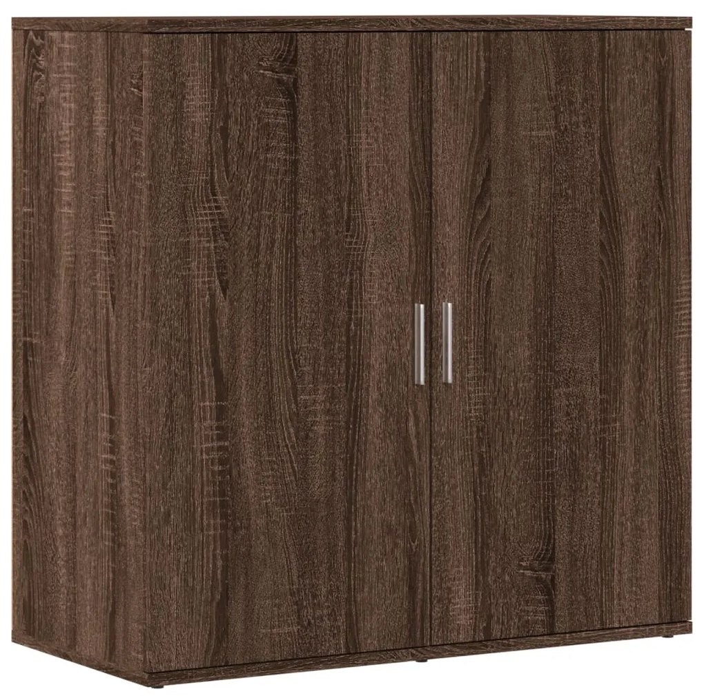 vidaXL Βοηθητικό Ντουλάπι Καφέ Δρυς 79x38x80εκ. από Επεξεργασμένο Ξύλο