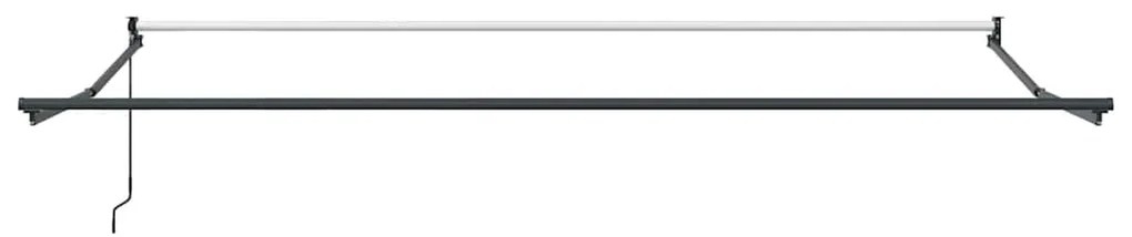 vidaXL Τέντα Πτυσσόμενη Πορτοκαλί/Καφέ 4,5 x 3 μ. Ύφασμα και Αλουμίνιο