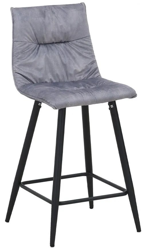 ΣΚΑΜΠΟ BAR LINEA ΓΚΡΙ SILVER 42x51x84
