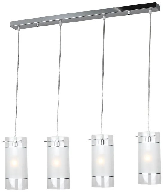 Φωτιστικό Κρεμαστο Aca FW50674 MANE Ασημί (Silver Coloured)