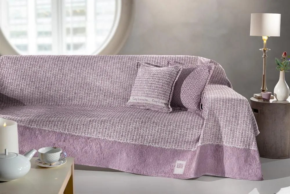 ΡΙΧΤΑΡΙ ΤΕΤΡΑΘΕΣΙΟΥ ΚΑΝΑΠΕ 180x350cm GUY LAROCHE - PARFAIT LILAC