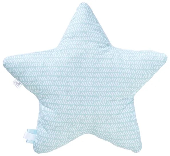Διακοσμητικό Μαξιλάρι Saro Διπλής Όψης Mint Star