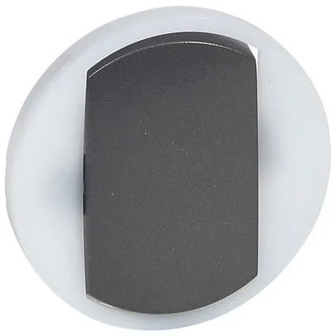 Πλακίδιο Διακόπτη με Φωτεινό Δακτύλιο Graphite Celiane 065204 Legrand-65204-Ανθρακί 065204