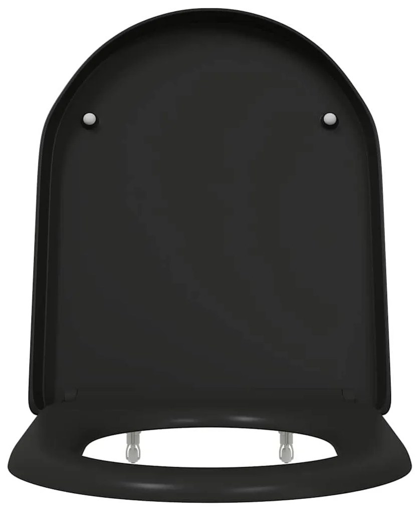 vidaXL Λεκάνη Μαύρο 46,2 x 36 x 4,3 εκ Δυροπλάστ