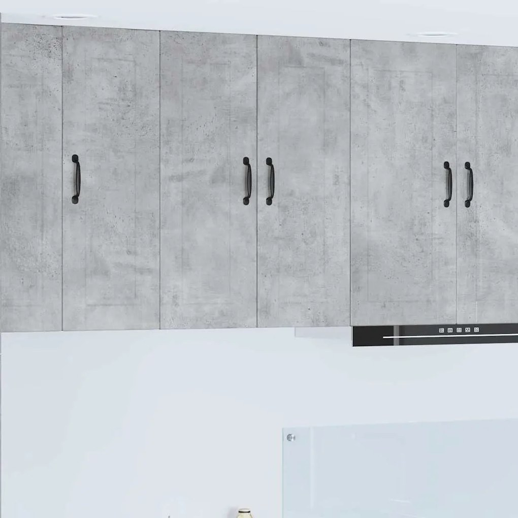 vidaXL Ντουλάπα Κουζίνας με ράφι Σκυρόδεμα Γκρι 60 x 31 x 80 εκ.