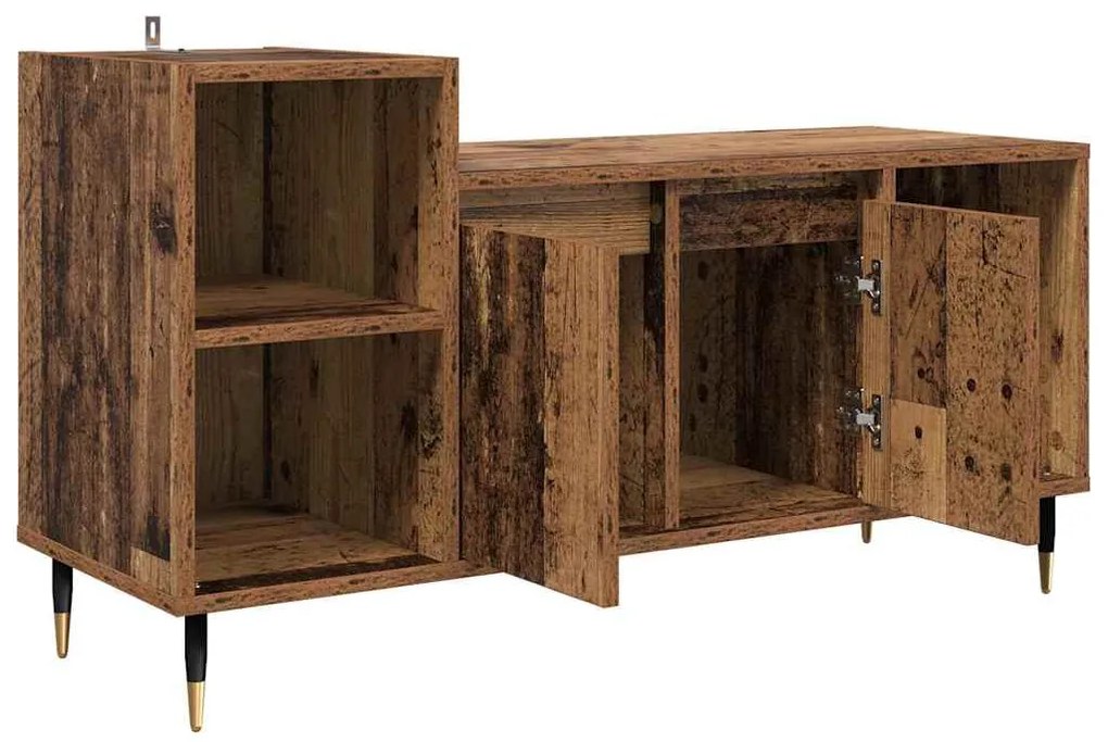 vidaXL Ντουλάπι TV Παλιό Ξύλο 100 x 35 x 55 εκ Επεξεργασμένο ξύλο