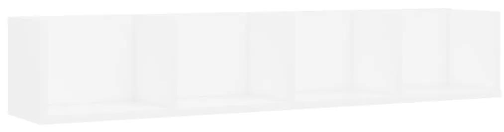 vidaXL Ράφι Τοίχου για CD Λευκό 100 x 18 x 18 εκ. από Μοριοσανίδα